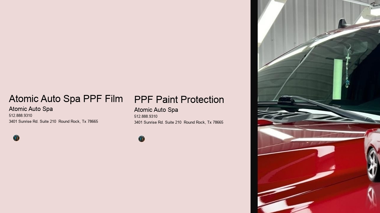 Atomic Auto Spa PPF Film